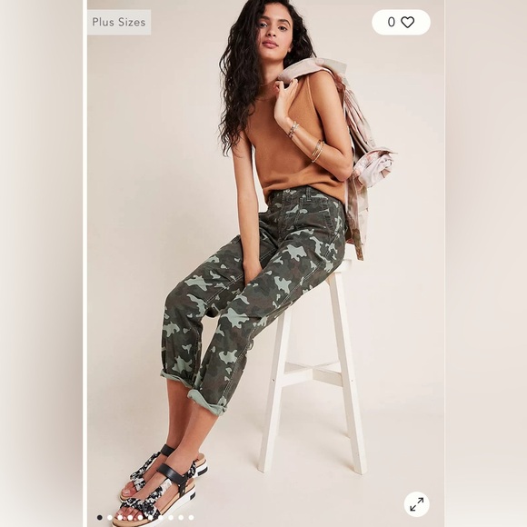 NWT Anthropologie Wanderer Camo pants. Size 28 - Picture 1 of 12